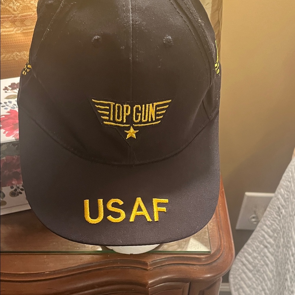 Top Gun USAF Kids Black Baseball Cap